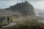 Placeholder: Only one guy and a girl are standing on the edge of a cliff and holding hands