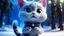 Placeholder: A Cute Pixar animation style of a kitten in a winter wonderland, fashion, 3D rendering, illustration, anime, typography, fashion, photo, 3d render, 8K, 4K, hyper realistic, exquisite detail, put the cat away