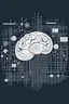 Placeholder: A clipart of a stylized brain interlocked with financial charts and graphs, conveying analytical power and intelligence. The brain should be central, with the charts forming a halo around it, signifying the empowerment of strategy through analytics. Maintain a grayscale theme with minimalist design elements, clean lines, and a modern feel suitable for a fintech company.