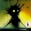 Placeholder: Liminal lovecraftian Abominations, by Stephen Gammell and Don Hertzfeldt and Ray Johnson, warm colors, stylish, unsettling horror art, vestiges of horror, dark shines war, guided by N(t)=N0​⋅e−kt