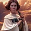 Placeholder: stunning half-body-portrait photo of princess leia from Star Wars played by Carrie Fisher, in the style of horizon zero dawn wlop, artgerm, akihiko yoshida, and liang xing, detailed face, doe eyes, intricate hair style, symmetrical eyes, trending on artstation, highly detailed, white dress, dynamic pose, intricate outfit, space ship and galaxy background