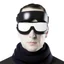 Placeholder: Avatar of a man wearing a black half ski mask and aviator glasses