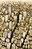 Placeholder: Tokyo city view from very above. manga style, black and white, no pattern