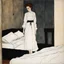 Placeholder: [poster by Egon Schiele]The White Nurse enters in the dimly lit bedroom, shadows danced ominously across the walls as the night grew darker. The room is filled with terror as the monstrous presence beneath your bed stirred and twisted, its eerie limbs creeping out into the moonlit room. Just as fear threatened to consume you, a soft, soothing voice cut through the darkness.