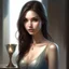 Placeholder: pretty girl, aged 18, brunette, conventionally attractive, realism, skinny, hourglass