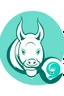 Placeholder: rhinoceros + egg + logo