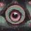 Placeholder: Nihonga policromada art aesthetic ghoul eye