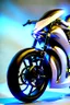 Placeholder: futuristic mechanical motorbike on white background, photorealistic, 3D, Unreal Engine, 4K