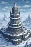 Placeholder: snowy towers fantasy map