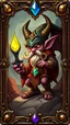 Placeholder: hobgoblin with gem card with ornate frame