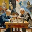 Placeholder: Putin, President Xi Of China And Joe Biden Play Chess With A Pigeon,Ufo And Atomic Bomb Mushroom Cloud,Complex Surgical Instruments Intermixed With A Newborn Boy,Minimalism,Painting By Adrian Ghenie,Rene Magritte,Pablo Picasso,Michelangelo,Salvador Dali,Lucian Freud