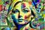 Placeholder: pop art pixels 1000 images cool degen mfer trade - retreat - strategise - repeat