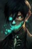 Placeholder: fantasy art, young male, elf, noble, mask, pale skin color