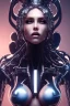 Placeholder: cyberpunk, black latex body, women, body portrai, big boobs, open mouth, highlight eyes perfect, skin, tron, cyborg , perfekt sexy, real, dream, hr giger