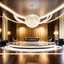 Placeholder: beautiful dance stage in luxury modern hall dynamic lights, modern furniture