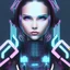 Placeholder: Cyberpunk hacker teen girl