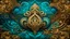 Placeholder: Generate a surreal wallpaper with an intricate design centered around the Om symbol from Hinduism, depicting a serene and captivating journey through a mythical landscape