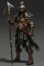 Placeholder: celtic spear warrior no helmet