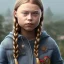 Placeholder:  Greta Thunberg of mutant, perfect composition, hyperrealistic, super detailed, 8k, high quality, intricate details, highly detailed