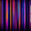 Placeholder: Red Orange Blue Purple Thick Gradient Vertical Neon Strips With Black Background.