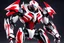 Placeholder: big venom robot with red and white color schemes, in the style of fairy academia, hard-edge style, agfa vista, dynamic pose, oshare kei, hurufiyya, rtx, close picture, intricate details, highly detailed, high details, detailed portrait, masterpiece,ultra detailed, ultra quality