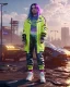 Placeholder: Billie Eilish, in stockings, cyberpunk2077