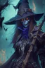 Placeholder: undead witch hunter from warhammer, anime style, depth of field, nvidia graphics, lightrays, trending art, movie poster