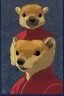 Placeholder: Meerkatman, male head, meerkat mask, hyper realistic, intricately detailed armor, novelty, full body, cinematic, 4k