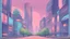 Placeholder: illustration for game. an quiet city with some trees, futuristic style, modern city, perspective area