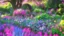 Placeholder: verybeautiful-magical-garden-of-the-angelic-kingdom-blue-and-pink-plants-and-trees-small-river-sunshine-flowers-haze-thumb-rainbow-ufo-bright-colors-light flowers