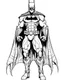 Placeholder: real massive batman, coloring page, full body (((((white background))))), only use an outline., real style, line art, white, clean line art, white background, Sketch style.