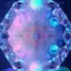 Placeholder: cristal angelic crystalline, blue,pink , cosmic, opalescent, gemstones, crystals, other worldly,water,bright, ice background, snow lake blue