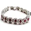 Placeholder: ruby and diamond bracelet with vintage design