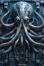 Placeholder: A surreal, cyberpunk mechanical octopus with a blue gel body and a flurry of intricate electronics within, rendered in hyper-realistic detail and full depth of field.