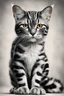 Placeholder: giant epic art black and white striped leopard cat