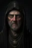 Placeholder: evil photo realistic middle-age man Necromancer