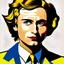 Placeholder: Portrait of a man by Roy Lichtenstein