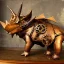 Placeholder: steampunk triceratops