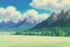 Placeholder: Character = Girl with blue eyes and red sundress, environment = Alberta Rocky mountains, cinematic landscape shot