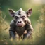 Placeholder: monkey rhino kobold in long grass ,bokeh like f/0.8, tilt-shift lens 8k,*-