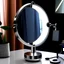 Placeholder: A bright makeup mirror with light