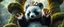 Placeholder: the high speed magical face of a fluffy panda model star yoga with charm and head set in web from mossy tower, master oil painting by Rembrandt and Escher, in his moss covered space ship , brightened edges to give a sense of depth, motion blur