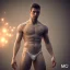 Placeholder: A man in briefs, volumetric lighting, intricate details, realistic style