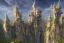 Placeholder: cliff palace city seven towers fantasy canyon bridge 12 moons