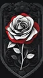 Placeholder: Logo red rose around the heart, intricate details, highly detailed, high details, detailed portrait, masterpiece,ultra detailed, ultra quality