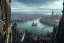 Placeholder: InslandQuebec city hill+Livorno canal+bridges+corner building on hill+Gothic city+BioShock+Dishonored+Bloodborne +trieste+Edinburgh+Chicago+victorian London+decòpunk Skyscraper+ +steampunk+biopunk+alphonse mucha, greg rutkowski,matte painting, cryengine, hyper detailed, felix kelly, fantasy art, seb mckinnon