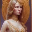 Placeholder: full body portrait beautiful woman on royal hall. Oil on canvas. Intricate. Illustration painting by Mandy Jurgens