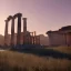 Placeholder: Artemis Tapınağı, unreal engine 5, sunset