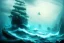 Placeholder: deep sea forest landscape shipwreck diver wale