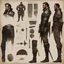 Placeholder: ConceptSheet by Guy Borremans: 'The Prince of thieves' - enchanted sexy leather mithril Design for the half-orc assassin